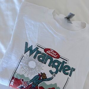 Wrangler graphic hoodie (size small)